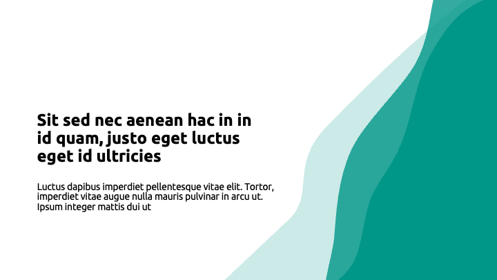 Waves Green Minimal slide 2